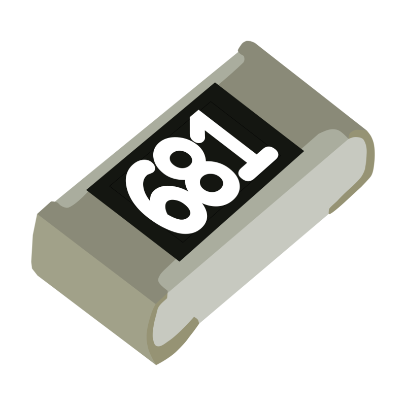 Resistor 680Ω 5% 1/10W SMD 0603 680R