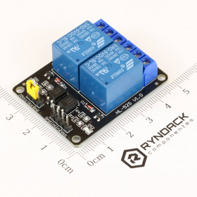 Módulo Relê de 2 Canais com Led e Optoacoplador 5V