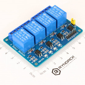 Módulo Relê de 4 Canais com Led e Optoacoplador 5V
