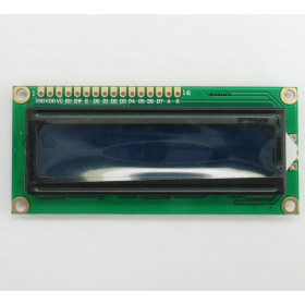 Display LCD 16x2 5V HD44780 com Backlight Azul e Letras Brancas