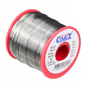 Solda Estanho Cobix SnPb 63x37 0,5mm Fluxo RA Carretel 500g