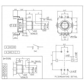 Encoder Rotativo EC11