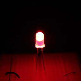 Led Vermelho 5mm Difuso 620-625nm