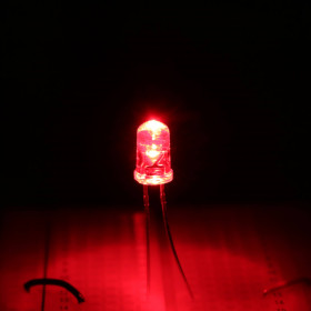 Led Vermelho 5mm Cristal Alto Brilho 3000mCD