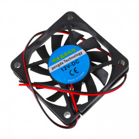 Micro Ventilador Fan 12V 60mm * 60mm * 10mm Cooler Ventoinha