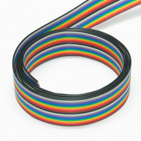 Cabo Flat Colorido 20 Vias  Passo 1,27mm 26AWG (metro)