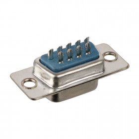 Conector DB9 Fêmea 180º para Fio