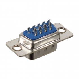 Conector DB9 Macho 180º para Fio