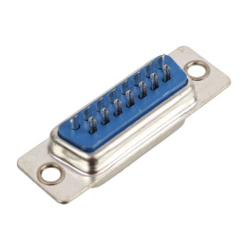 Conector DB15 Fêmea 180º para Fio