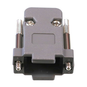 Capa Cinza para Conector DB9 180º com Parafusos Longos