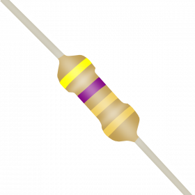 Resistor 4,7Ω 5% 1/4W CR25 4R7 4,7R