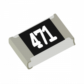 Resistor 470Ω 5% 1/8W SMD 0805 470R