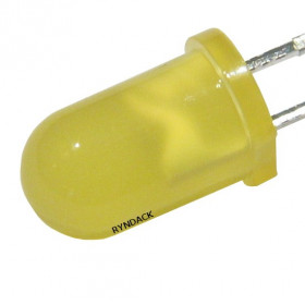 Led Amarelo 5mm Difuso (Everlight 333-2UYD-S530-A3)