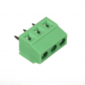 Borne KRE KF128L 3 Vias Verde Passo 3,81mm