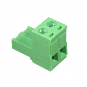 Conector Borne Fêmea Verde 2 Vias KF2EDGK-5.08 Passo 5,08mm