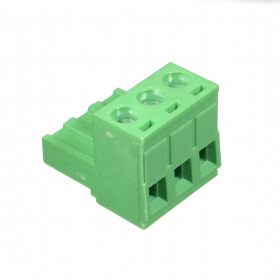 Conector Borne Fêmea Verde 3 Vias KF2EDGK-5.08 Passo 5,08mm