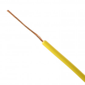 Cabo tipo Cabinho para Eletrônica Amarelo 0,30mm²