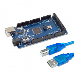 Arduino Mega Compatível com ATMEGA2560 e CH340 e Cabo USB