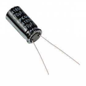 Capacitor Eletrolítico Baixa ESR 470μF 470uF 35V 105°C 10x20mm Epcos B41856C7477M