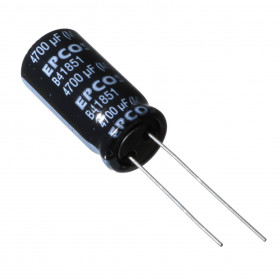 Capacitor Eletrolítico 4700μF 4700uF 6,3V 105ºC 12,5x25mm Epcos B41851A2478M