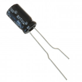 Capacitor Eletrolítico 47μF 47uF 50V 105ºC 6x12mm Ketuo