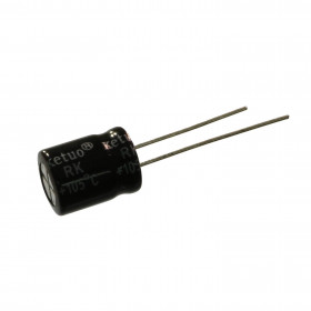 Capacitor Eletrolítico 220μF 220uF 50V 105ºC 10x13mm Ketuo