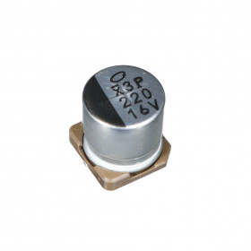 Capacitor Eletrolítico SMD 220μF 16V 105°C 10x10mm 220uF