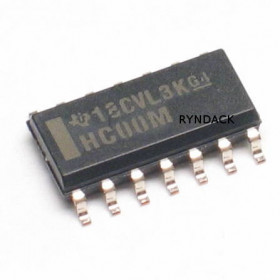 74HC00 SMD SOIC Quatro Portas NAND de 2 Entradas 7400