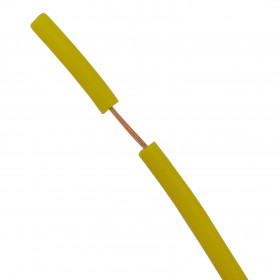 Cabo de Teste Ultraflexível de Silicone 0,25mm² Amarelo 1000V 70°C (metro)