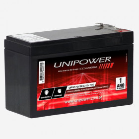 Bateria Selada VRLA 12V 7Ah UP1270SEG Unipower