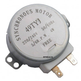 Motor Para Microondas 6RPM 220V - Eixo de Metal (49TYJ-040)