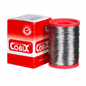 Solda Estanho Cobix SnPb 63x37 0,5mm Fluxo RA Carretel 250g