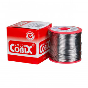 Solda Estanho Cobix SnPb 63x37 0,8mm Fluxo RA Carretel 500g