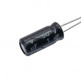 Capacitor Eletrolítico 1μF 1uF 50V 105ºC 5x11mm