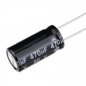 Capacitor Eletrolítico 470μF 470uF 50V 105ºC 10x20mm