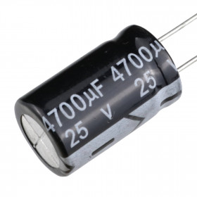 Capacitor Eletrolítico 4700μF 4700uF 25V 105ºC 16x25mm