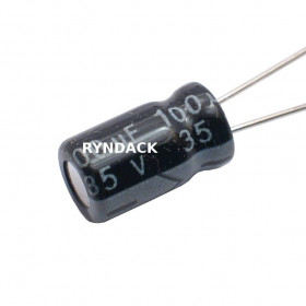 Capacitor Eletrolítico 100μF 100uF 35V 105ºC 6x11mm