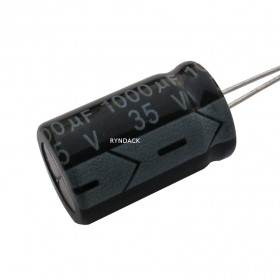 Capacitor Eletrolítico 1000μF 1000uF 35V 105ºC 13x21mm