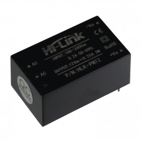 Mini Fonte HiLink HLK-PM12 100-240V para 12V 3W