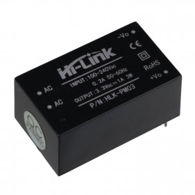 Mini Fonte HiLink HLK-PM03 100-240V para 3,3V 3W