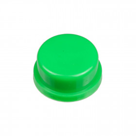 Botão Redondo Verde para Chave Tactil 12x12x7,3mm
