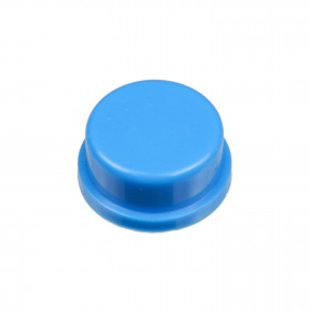 Botão Redondo Azul para Chave Tactil 12x12x7,3mm
