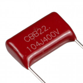 Capacitor Poliéster Metalizado 100nF 400V