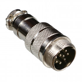 Conector de Aviação Circular Mike GX16 10 Vias Macho para Cabo