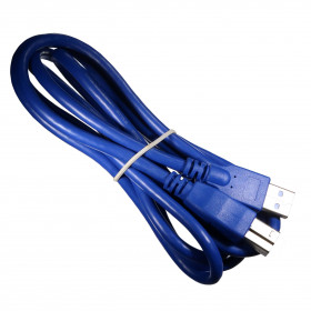 Cabo USB 3.0 tipo A x USB 3.0 tipo B Azul 1,8m