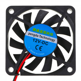 Micro Ventilador Fan 12V 60mm * 60mm * 10mm Cooler Ventoinha