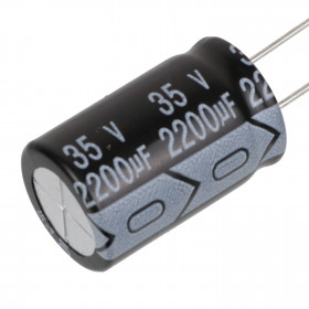 Capacitor Eletrolítico 2200μF 2200uF 35V 105ºC 16x25mm