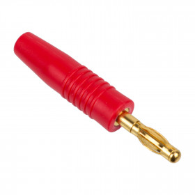 Pino Banana Dourado com Mola Tipo Balão Vermelho 4mm Soldável