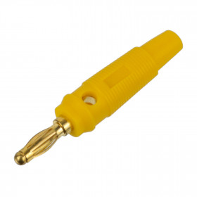 Pino Banana Dourado com Mola tipo Balão Amarelo 4mm Parafusável