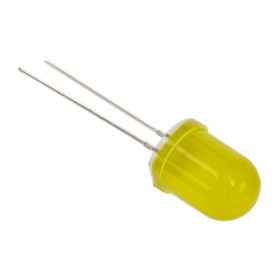 Led Amarelo 10mm Difuso